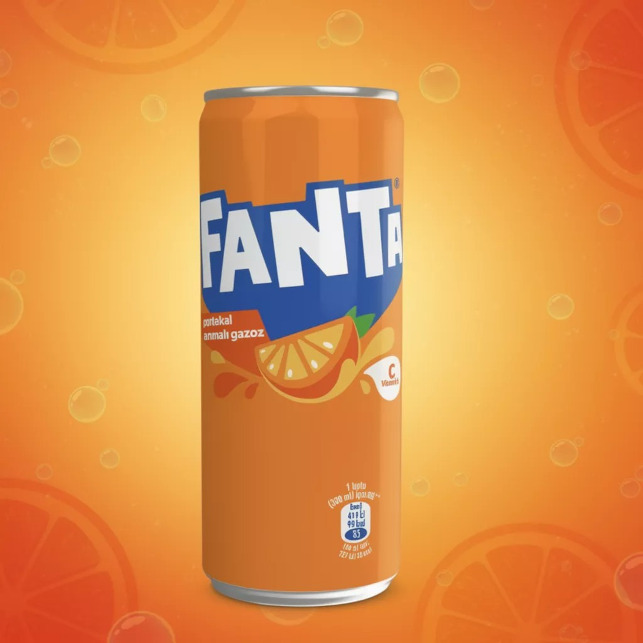 Fanta Kutu 330 ml.