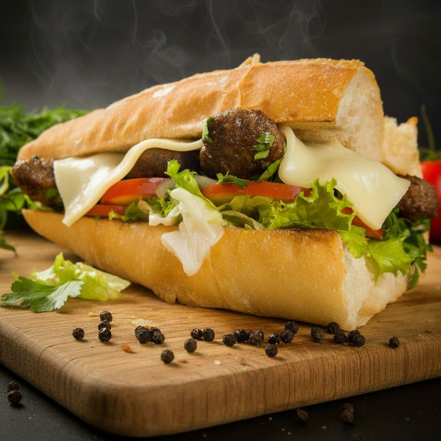 Yarım Ekmek Kaşarlı Köfte